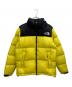 THE NORTH FACE（ザ ノース フェイス）の古着「ダウンジャケット」｜イエロー×ブラック