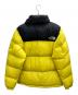 THE NORTH FACE (ザ ノース フェイス) ダウンジャケット イエロー×ブラック サイズ:M：16000円