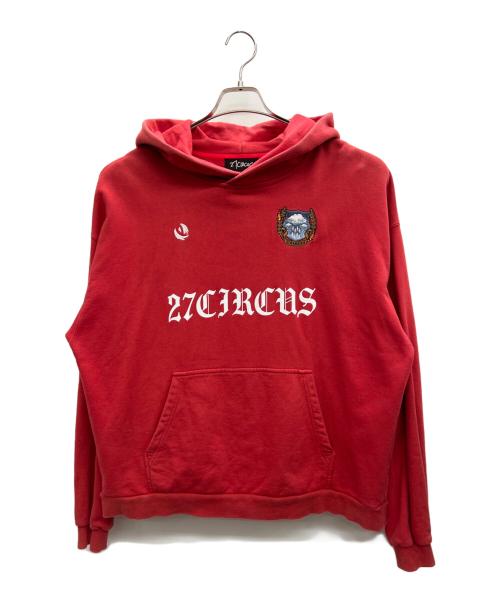 27CIRCUS（27サーカス）27CIRCUS (27サーカス) AMNJX (アマノジャク) セットアップジャージ レッド サイズ:Freeの古着・服飾アイテム