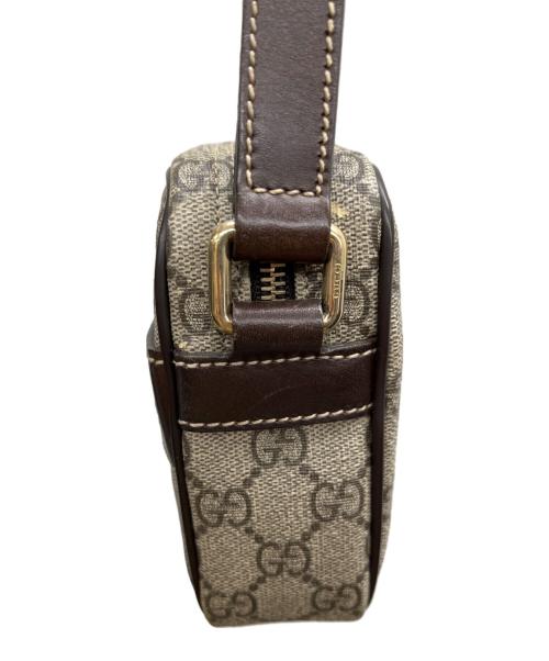 GUCCI（グッチ）GUCCI (グッチ) ショルダーバッグ ベージュ×ブラウンの古着・服飾アイテム