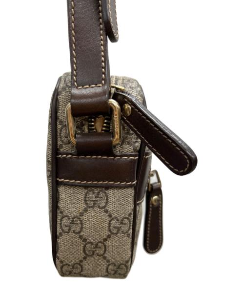 GUCCI（グッチ）GUCCI (グッチ) ショルダーバッグ ベージュ×ブラウンの古着・服飾アイテム