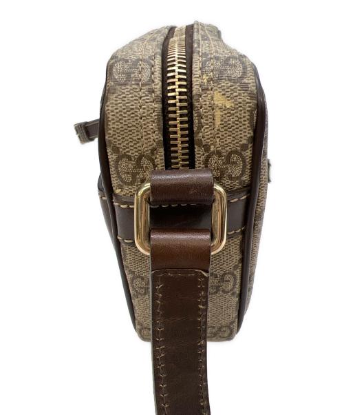 GUCCI（グッチ）GUCCI (グッチ) ショルダーバッグ ベージュ×ブラウンの古着・服飾アイテム