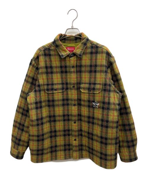 SUPREME（シュプリーム）Supreme (シュプリーム) 長袖シャツ イエロー サイズ:Sの古着・服飾アイテム