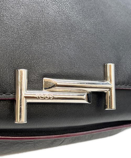 TOD'S（トッズ）TOD'S (トッズ) ダブルT チェーンショルダー ブラックの古着・服飾アイテム