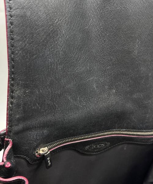 TOD'S（トッズ）TOD'S (トッズ) ダブルT チェーンショルダー ブラックの古着・服飾アイテム