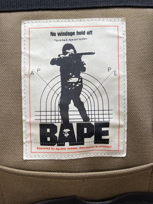 A BATHING APE（アベイシングエイプ）A BATHING APE (アベイシングエイプ) ボストンバッグ 90s スナイパータグ  カーキの古着・服飾アイテム