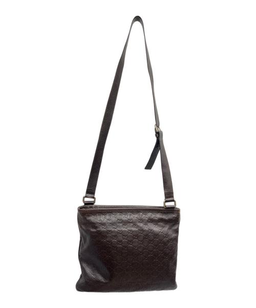 GUCCI（グッチ）GUCCI (グッチ) ショルダーバッグ グッチシマ ブラウンの古着・服飾アイテム