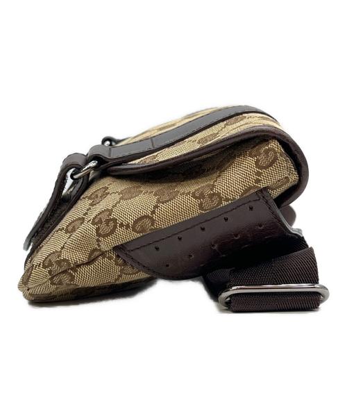 GUCCI（グッチ）GUCCI (グッチ) ウエストバッグ GGキャンバス ベージュの古着・服飾アイテム