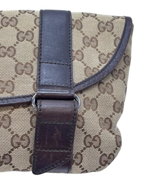 GUCCI（グッチ）GUCCI (グッチ) ウエストバッグ GGキャンバス ベージュの古着・服飾アイテム