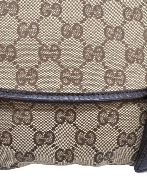 GUCCI（グッチ）GUCCI (グッチ) ウエストバッグ GGキャンバス ベージュの古着・服飾アイテム