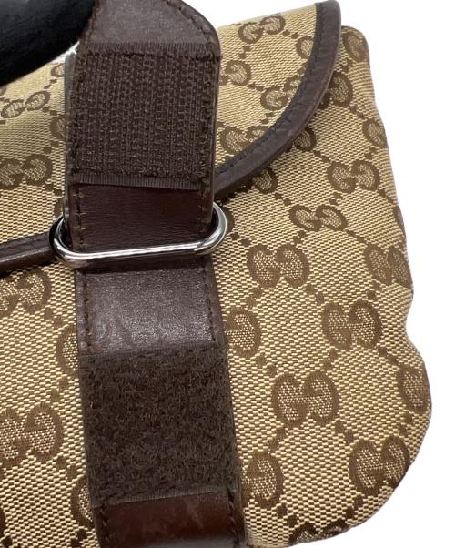 GUCCI（グッチ）GUCCI (グッチ) ウエストバッグ GGキャンバス ベージュの古着・服飾アイテム