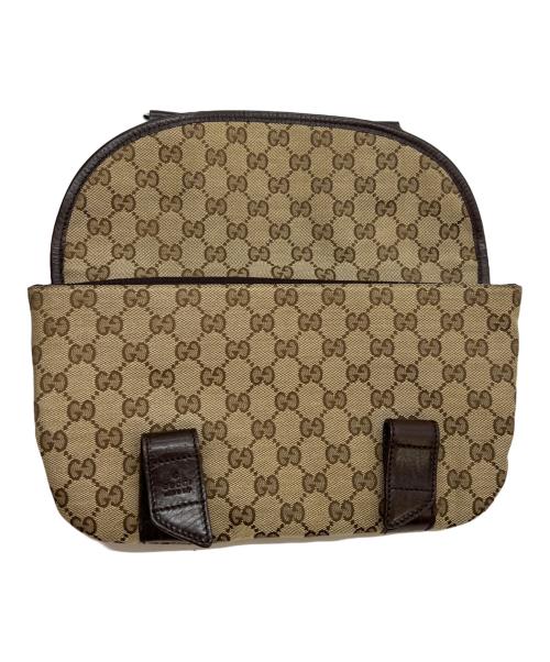 GUCCI（グッチ）GUCCI (グッチ) ウエストバッグ GGキャンバス ベージュの古着・服飾アイテム