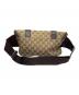 GUCCI (グッチ) ウエストバッグ GGキャンバス ベージュ：35000円