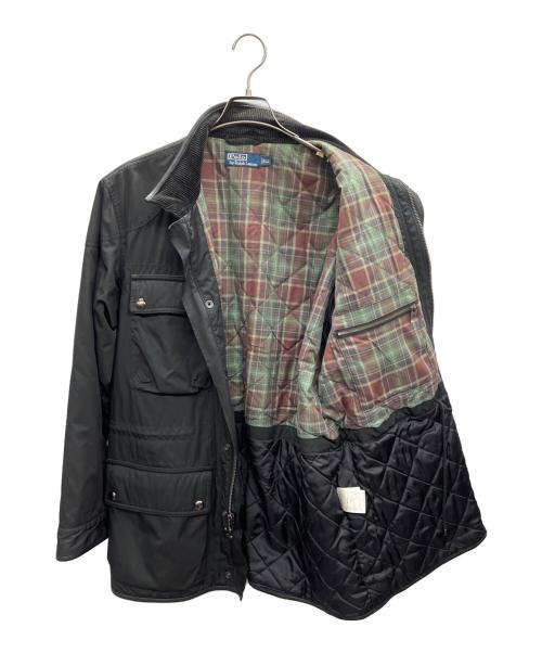 POLO RALPH LAUREN（ポロ・ラルフローレン）POLO RALPH LAUREN (ポロ・ラルフローレン) モーターサイクルジャケット ブラック サイズ:LLの古着・服飾アイテム