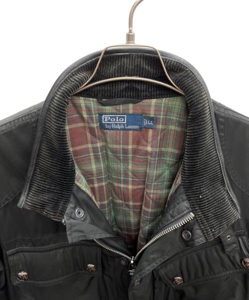 POLO RALPH LAUREN（ポロ・ラルフローレン）POLO RALPH LAUREN (ポロ・ラルフローレン) モーターサイクルジャケット ブラック サイズ:LLの古着・服飾アイテム
