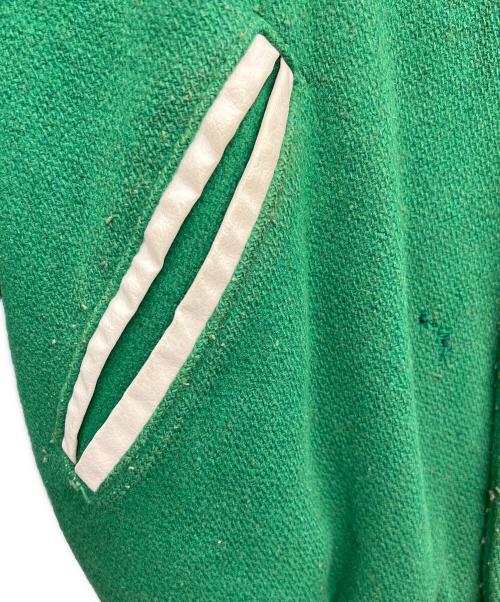 jim bridges sporting goods（ジム ブリッジーズ スポーティング グッズ）jim bridges sporting goods (ジム ブリッジーズ スポーティング グッズ) バーシティジャケット 70s NORTH CENTRAL TEXAS BOXING ASSOCIATION グリーン サイズ:不明の古着・服飾アイテム