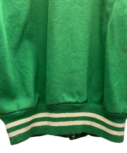 jim bridges sporting goods（ジム ブリッジーズ スポーティング グッズ）jim bridges sporting goods (ジム ブリッジーズ スポーティング グッズ) バーシティジャケット 70s NORTH CENTRAL TEXAS BOXING ASSOCIATION グリーン サイズ:不明の古着・服飾アイテム