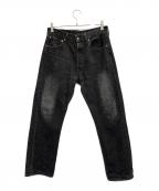 LEVI'Sリーバイス）の古着「501 Black 先染め 2001年製」｜グレー