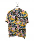 Patagonia×patalohaパタゴニア×パタロハ）の古着「半袖シャツ」｜ピンク×グリーン