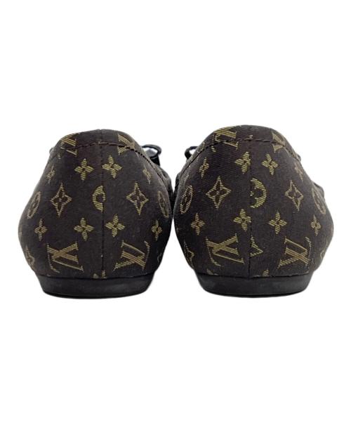 LOUIS VUITTON（ルイ ヴィトン）LOUIS VUITTON (ルイ ヴィトン) モノグラムミニランバレエシューズ ブラウン サイズ:23㎝の古着・服飾アイテム
