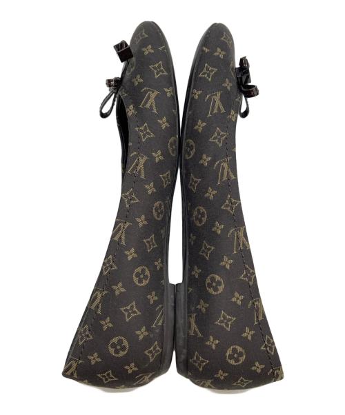 LOUIS VUITTON（ルイ ヴィトン）LOUIS VUITTON (ルイ ヴィトン) モノグラムミニランバレエシューズ ブラウン サイズ:23㎝の古着・服飾アイテム
