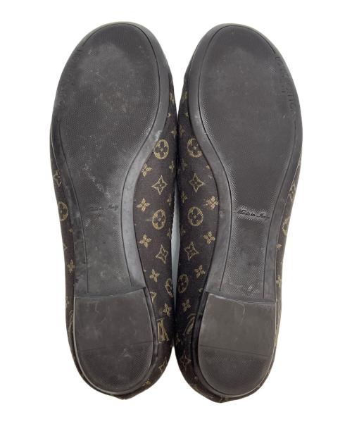 LOUIS VUITTON（ルイ ヴィトン）LOUIS VUITTON (ルイ ヴィトン) モノグラムミニランバレエシューズ ブラウン サイズ:23㎝の古着・服飾アイテム