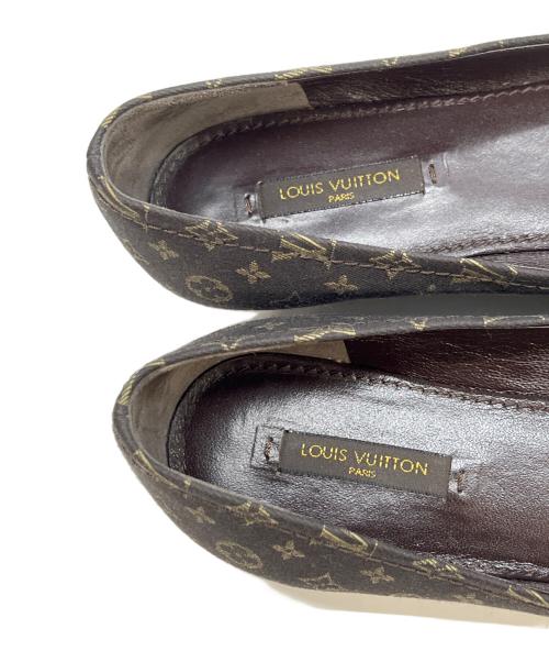 LOUIS VUITTON（ルイ ヴィトン）LOUIS VUITTON (ルイ ヴィトン) モノグラムミニランバレエシューズ ブラウン サイズ:23㎝の古着・服飾アイテム