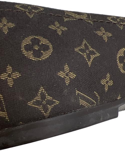 LOUIS VUITTON（ルイ ヴィトン）LOUIS VUITTON (ルイ ヴィトン) モノグラムミニランバレエシューズ ブラウン サイズ:23㎝の古着・服飾アイテム