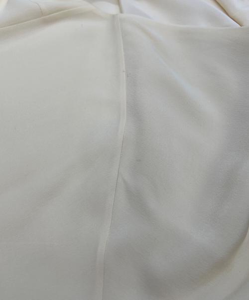 HERMES（エルメス）HERMES (エルメス) ノースリーブシルクブラウス ホワイト サイズ:38の古着・服飾アイテム