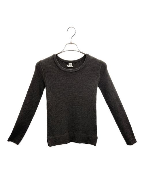 HERMES（エルメス）HERMES (エルメス) 厚手ニット ブラウン サイズ:34の古着・服飾アイテム