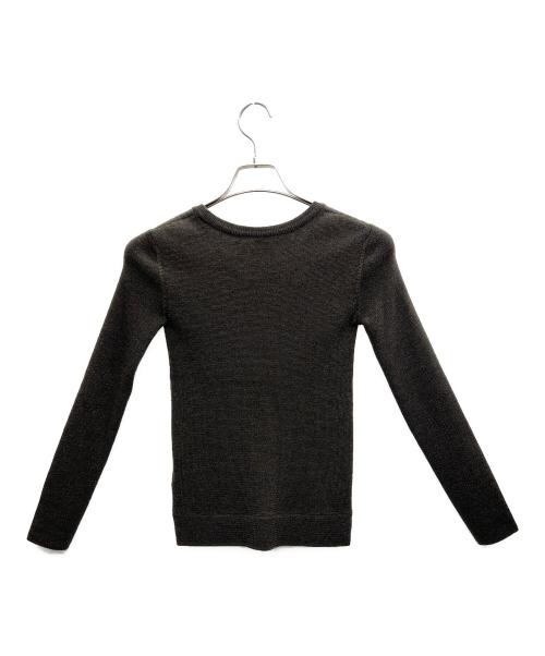 HERMES（エルメス）HERMES (エルメス) 厚手ニット ブラウン サイズ:34の古着・服飾アイテム