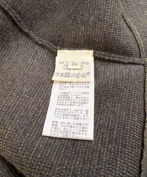 HERMES（エルメス）HERMES (エルメス) 厚手ニット ブラウン サイズ:34の古着・服飾アイテム