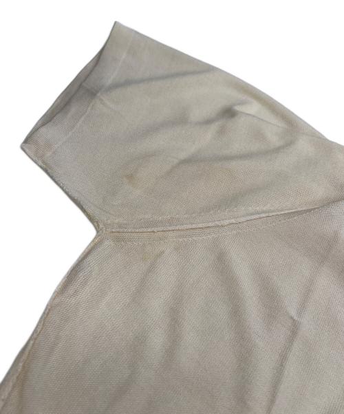 HERMES（エルメス）HERMES (エルメス) ニットポロシャツ ホワイト サイズ:Mの古着・服飾アイテム