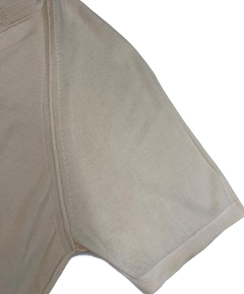 HERMES（エルメス）HERMES (エルメス) ニットポロシャツ ホワイト サイズ:Mの古着・服飾アイテム