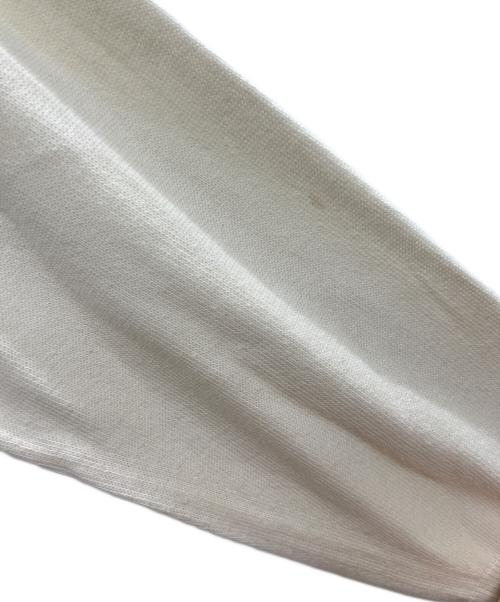 HERMES（エルメス）HERMES (エルメス) ヘンリーネックニット ホワイト サイズ:38の古着・服飾アイテム
