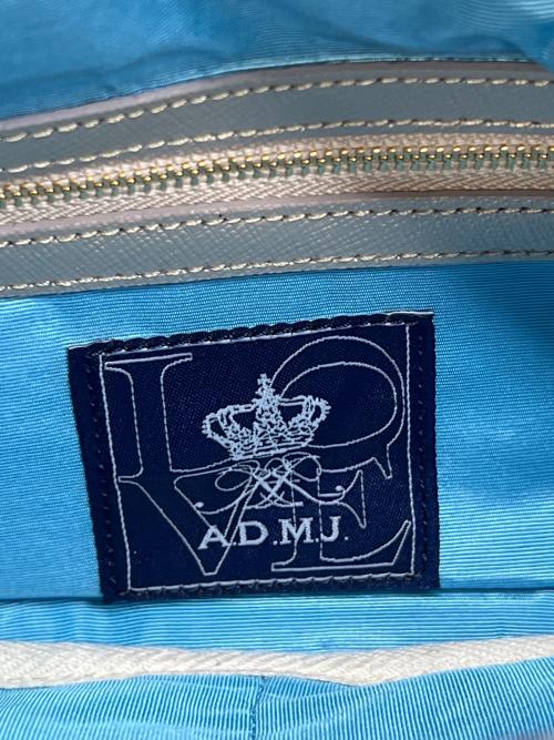 A.D.M.J.（エーディーエムジェイ）A.D.M.J. (エーディーエムジェイ) ナイロンハンドバッグ デービス ブラックの古着・服飾アイテム