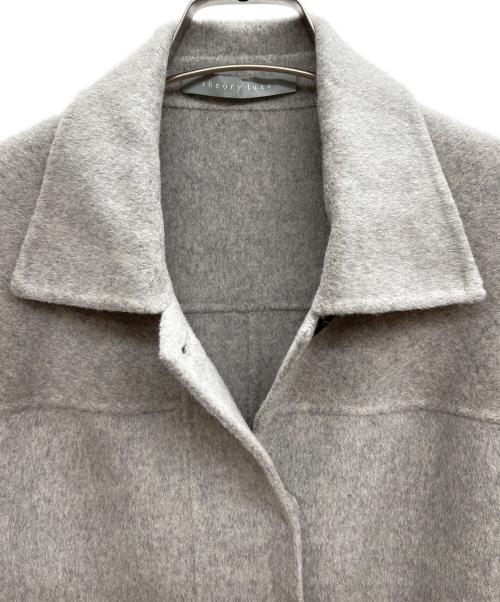 theory luxe（セオリーリュクス）theory luxe (セオリーリュクス) ウールコート グレー サイズ:40の古着・服飾アイテム