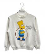 FRUIT OF THE LOOM×The Simpsonsフルーツオブザルーム×ザ シンプソンズ）の古着「スウェット」｜ホワイト