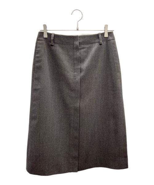 HERMES（エルメス）HERMES (エルメス) ミディスカート ブラウン サイズ:38の古着・服飾アイテム