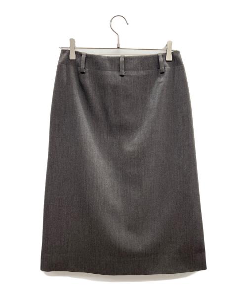 HERMES（エルメス）HERMES (エルメス) ミディスカート ブラウン サイズ:38の古着・服飾アイテム
