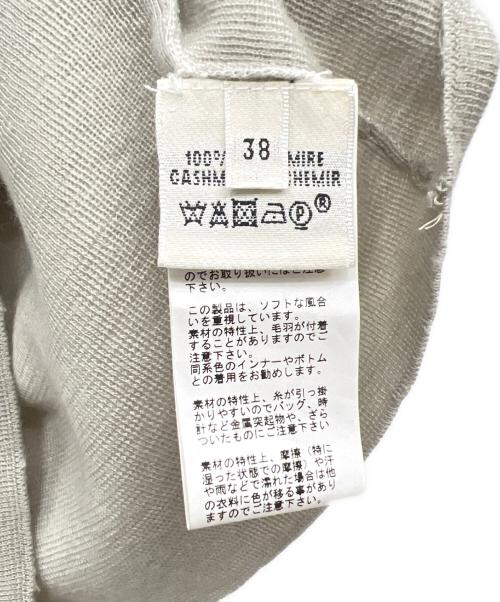 HERMES（エルメス）HERMES (エルメス) 薄手長袖ニット グレー サイズ:38の古着・服飾アイテム