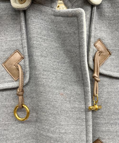 HERMES（エルメス）HERMES (エルメス) ダッフルコート グレナン金具 グレー サイズ:36の古着・服飾アイテム