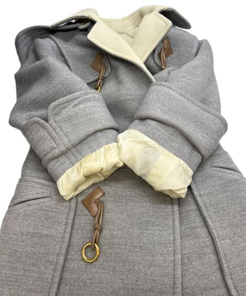 HERMES（エルメス）HERMES (エルメス) ダッフルコート グレナン金具 グレー サイズ:36の古着・服飾アイテム