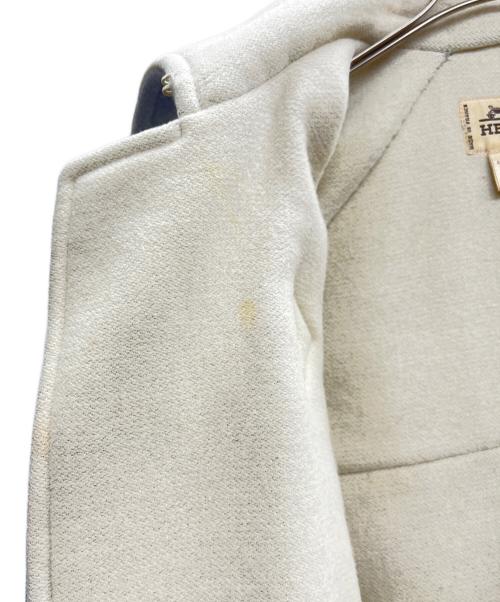 HERMES（エルメス）HERMES (エルメス) ダッフルコート グレナン金具 グレー サイズ:36の古着・服飾アイテム