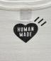 中古・古着 HUMAN MADE (ヒューマンメイド) 長袖カットソー ホワイト×レッド サイズ:ＸＬ：9000円