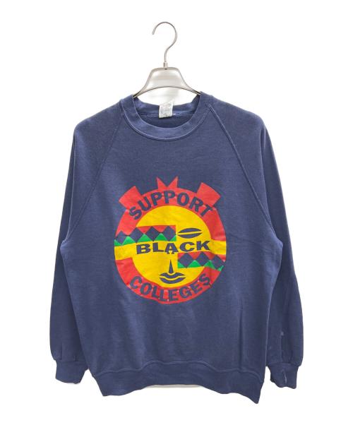 SUPPORT BLACK COLLEGES（サポート・ブラック・カレッジズ）SUPPORT BLACK COLLEGES (サポート・ブラック・カレッジズ) スウェット ネイビー サイズ:ＸＬの古着・服飾アイテム