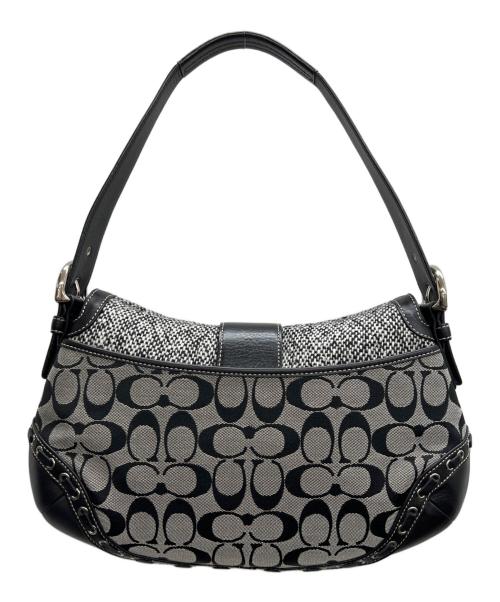 COACH（コーチ）COACH (コーチ) ハンドバッグ シグネチャー SOHO ブラック×グレーの古着・服飾アイテム