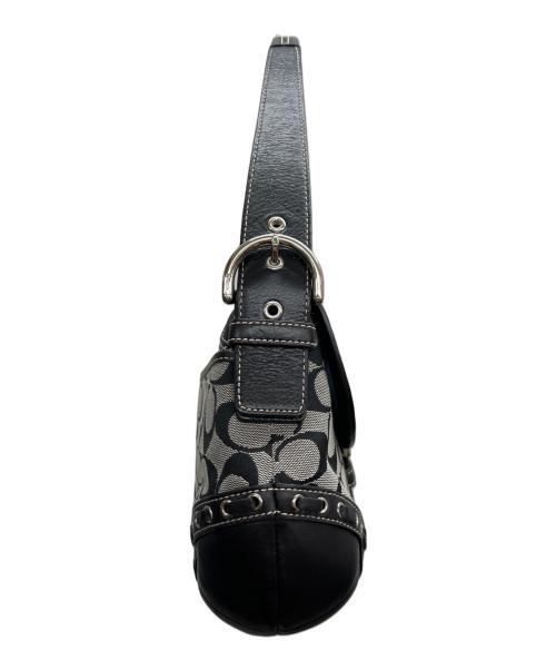 COACH（コーチ）COACH (コーチ) ハンドバッグ シグネチャー SOHO ブラック×グレーの古着・服飾アイテム
