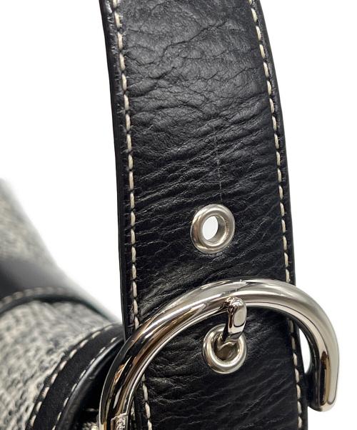 COACH（コーチ）COACH (コーチ) ハンドバッグ シグネチャー SOHO ブラック×グレーの古着・服飾アイテム
