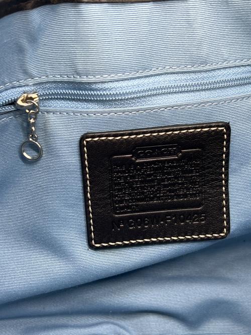 COACH（コーチ）COACH (コーチ) ハンドバッグ シグネチャー SOHO ブラック×グレーの古着・服飾アイテム